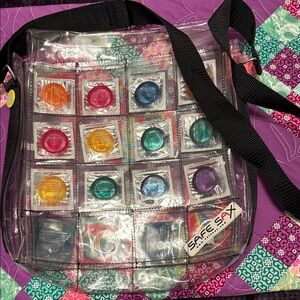 Transparent Multi-Color Women's Bag